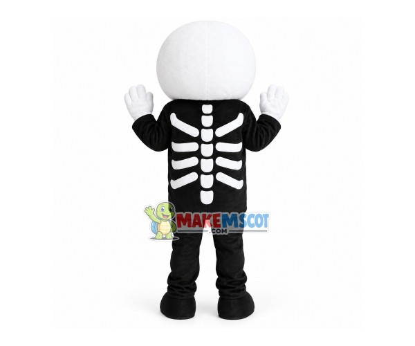 Halloween Skeleton Man Mascot Costume Halloween Skeleton Man Mascot Costume
