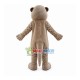 Joyful Brown Beaver Mascot Costume Joyful Brown Beaver Mascot Costume