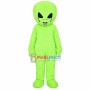 Spoofed Green Alien Mascot Costume