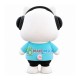 Short Headphone Pig Mascot Costume Short Headphone Pig Mascot Costume