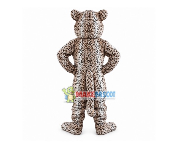 Casual Hale Leopard Mascot Costume Casual Hale Leopard Mascot Costume