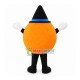 Halloween Wizard Pumpkin Mascot Costume Halloween Wizard Pumpkin Mascot Costume