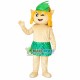Elf In The Leaf Skirt Mascot Costume Elf In The Leaf Skirt Mascot Costume