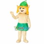 Elf In The Leaf Skirt Mascot Costume