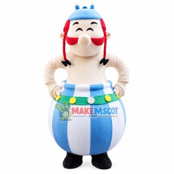 Interesting Barrel Uncle Mascot Costume Interesting Barrel Uncle Mascot Costume