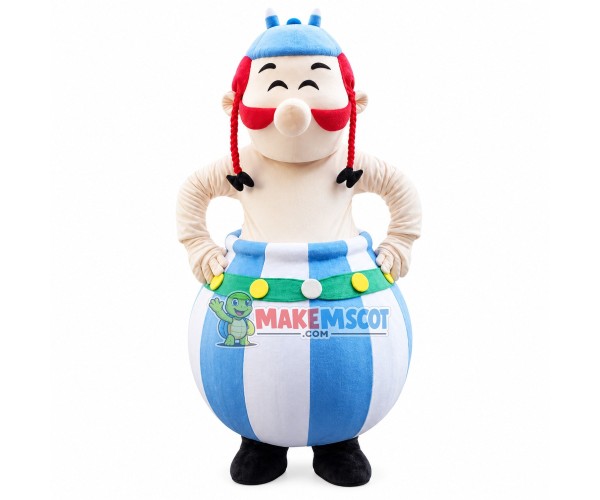 Interesting Barrel Uncle Mascot Costume Interesting Barrel Uncle Mascot Costume