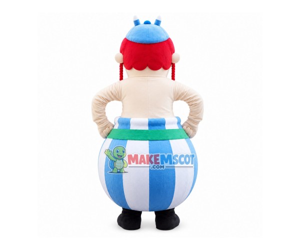 Interesting Barrel Uncle Mascot Costume Interesting Barrel Uncle Mascot Costume