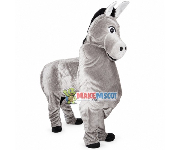 Domesticated Sturdy Steed Mascot Costume Domesticated Sturdy Steed Mascot Costume