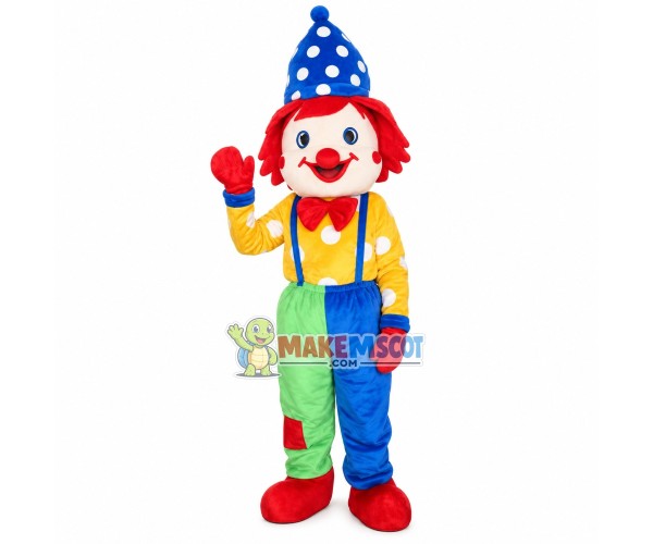 Funny Clown Mascot Costume For Amusement Park