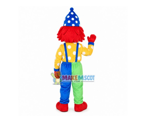Funny Clown Mascot Costume For Amusement Park