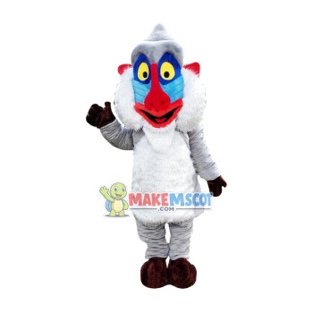 Painted Ape Mascot Plush Costume