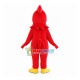 Lively Red Bird Mascot Adult Costume Lively Red Bird Mascot Adult Costume