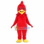 Lively Red Bird Mascot Adult Costume