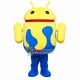 Yellow Android System Robot Mascot Costume Yellow Android System Robot Mascot Costume