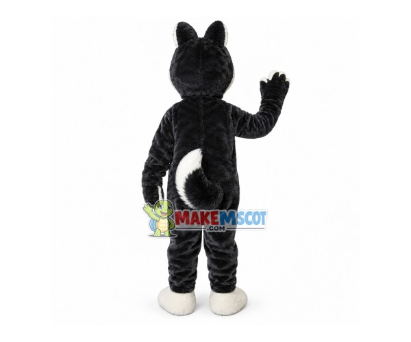 Bad Black Wolf Mascot Costume For Adult Bad Black Wolf Mascot Costume For Adult