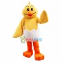 Strong Eggshell Chicken Mascot Costume