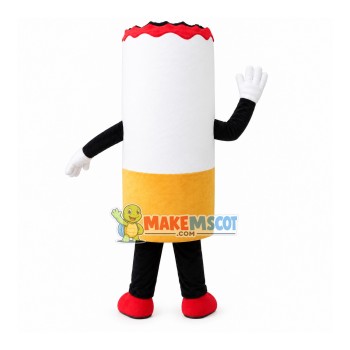 Lighted Cigarette Mascot Cartoon Costume