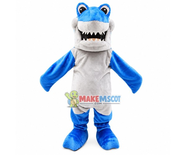 Scary Shark Mascot Costume With Sharp Teeth Scary Shark Mascot Costume With Sharp Teeth