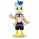 Blue Crown Bird Mascot Cartoon Costume
