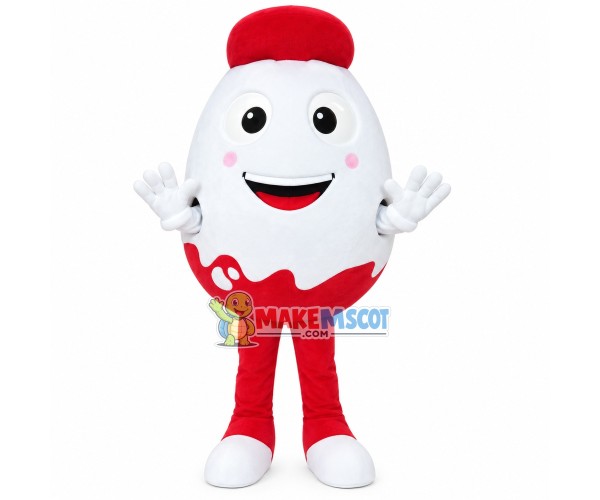 Chocolate Kinder Egg Mascot Costume Chocolate Kinder Egg Mascot Costume