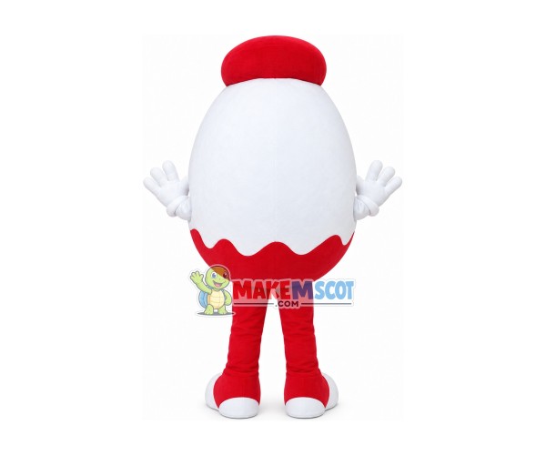 Chocolate Kinder Egg Mascot Costume Chocolate Kinder Egg Mascot Costume