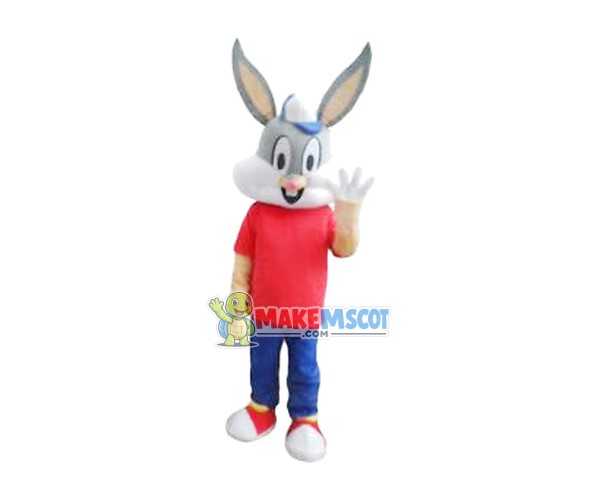 Bugs Bunny In Sports Suit Mascot Costume Bugs Bunny In Sports Suit Mascot Costume