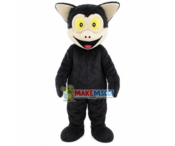Strange Look Black Pig Mascot Costume Strange Look Black Pig Mascot Costume