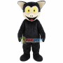 Strange Look Black Pig Mascot Costume