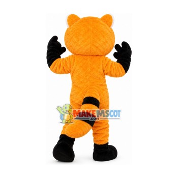 Running Yellow Raccoon Mascot Costume Running Yellow Raccoon Mascot Costume