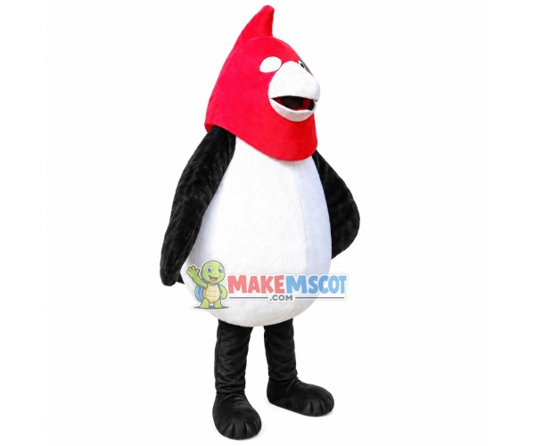 Cartoon Red Head Chicken Mascot Costume