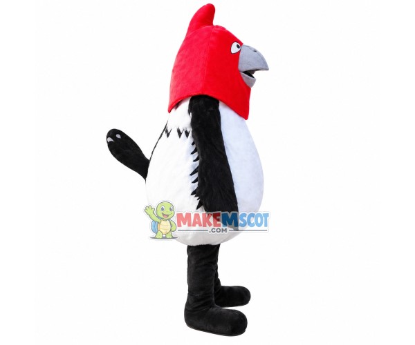 Cartoon Red Head Chicken Mascot Costume