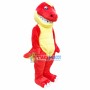 Angry Red Tyrannosaurus Mascot Costume