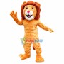 Tame Lion With Muscle Mascot Costume