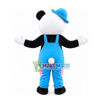 Adorable Panda Brother Mascot Costume Adorable Panda Brother Mascot Costume