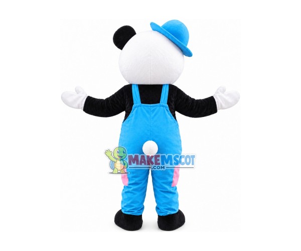 Adorable Panda Brother Mascot Costume Adorable Panda Brother Mascot Costume