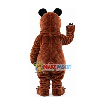 Smiley Misha Bear Mascot Costume Smiley Misha Bear Mascot Costume