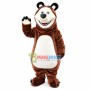 Smiley Misha Bear Mascot Costume