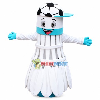 Badminton With Cap Mascot Costume