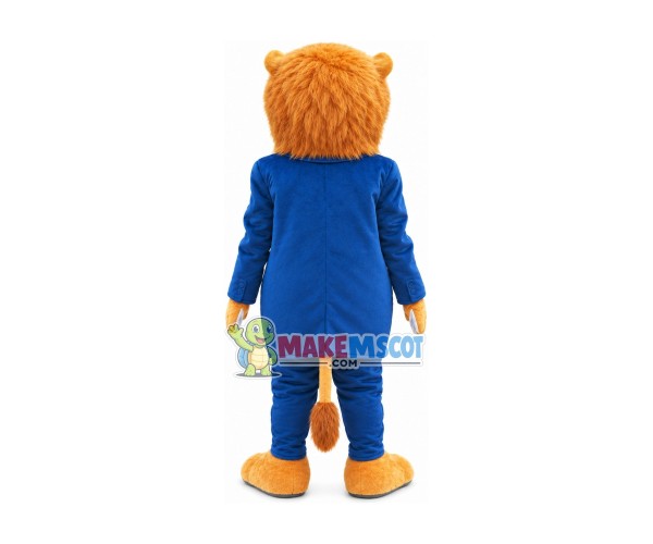 Respected Mayor Of Lion Mascot Costume Respected Mayor Of Lion Mascot Costume