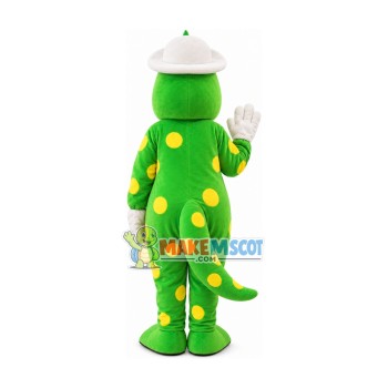 Gentle Green Dinosaur Mascot Costume Gentle Green Dinosaur Mascot Costume