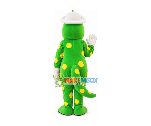 Gentle Green Dinosaur Mascot Costume Gentle Green Dinosaur Mascot Costume