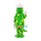 Gentle Green Dinosaur Mascot Costume Gentle Green Dinosaur Mascot Costume