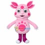 Four Eared Pig Mascot Funny Cartoon Costume