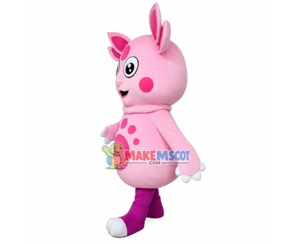 Four Eared Pig Mascot Funny Cartoon Costume Four Eared Pig Mascot Funny Cartoon Costume