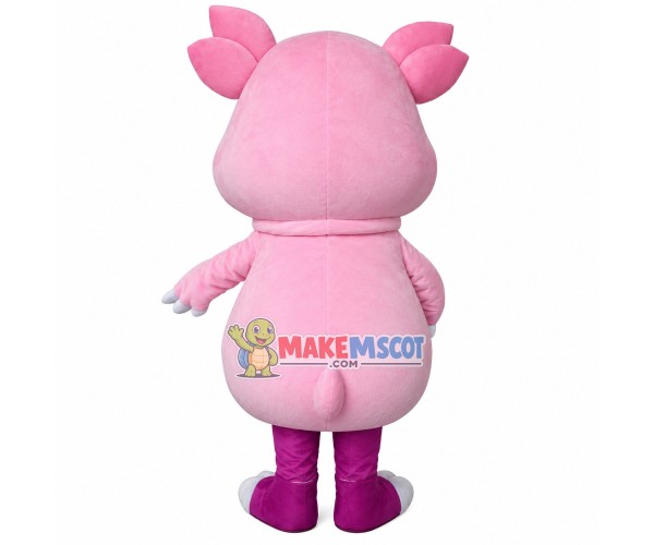 Four Eared Pig Mascot Funny Cartoon Costume Four Eared Pig Mascot Funny Cartoon Costume