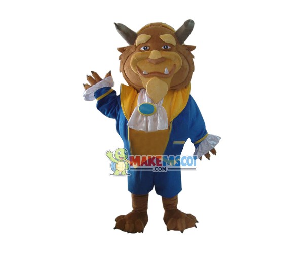 Ugly Prince Of Beast Mascot Costume Ugly Prince Of Beast Mascot Costume