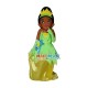 Kind Black Princess Tiana Mascot Costume Kind Black Princess Tiana Mascot Costume