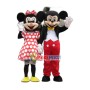 Mickey Minnie Couple Mascot Costume