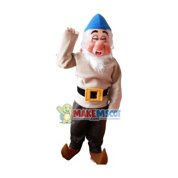 Sneezy Dwarf Mascot Adult Costume