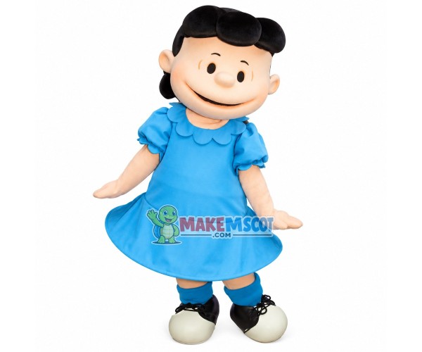 Lucy Van Pelt Mascot Cartoon Costume Lucy Van Pelt Mascot Cartoon Costume
